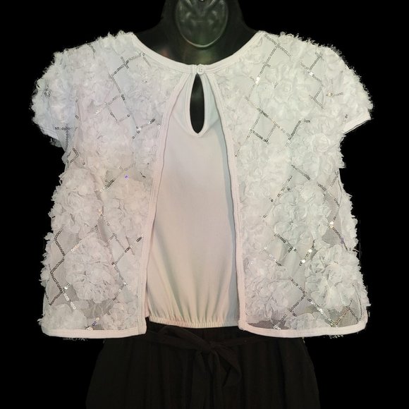 Wonder Nation Girls Size 14/16 One-piece Dressy jumper. Like New!! - Picture 5 of 7